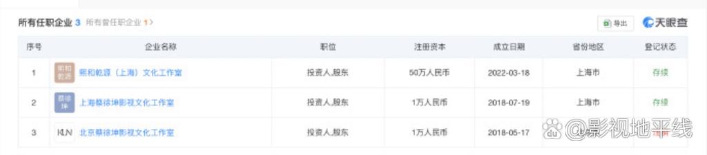 蔡徐坤个人独资企业正式成立 出资额1万元，聚焦文化艺术交流与经纪服务